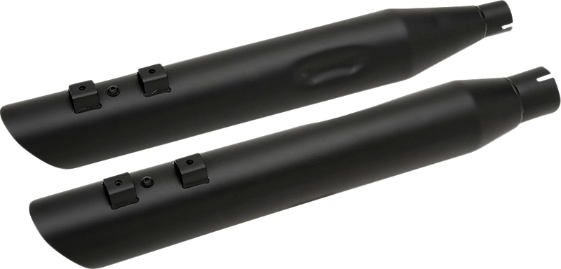 3-1/2" Slashdown Slip-On Mufflers - Black