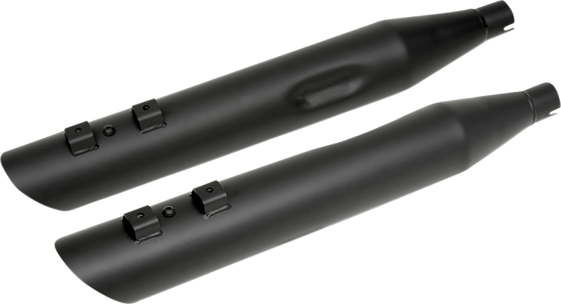 3-1/2" Slashdown Slip-On Mufflers - Black