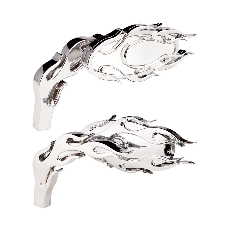 Flamed Micro Mirrors, Chrome
