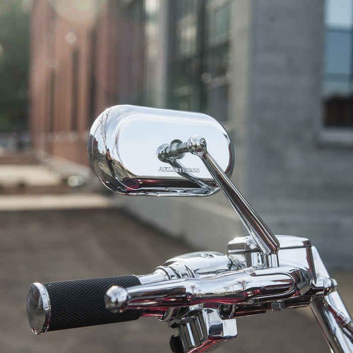 Forged Oval Mirrors, Chrome