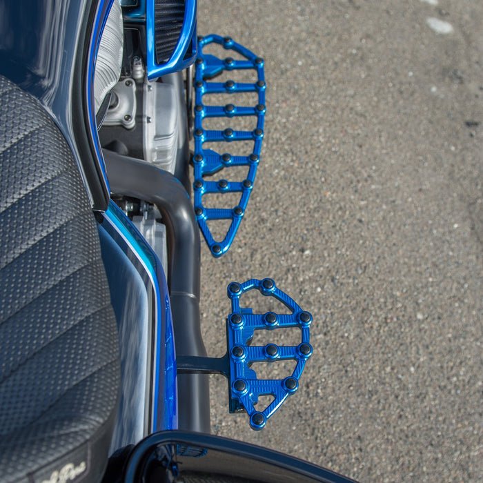 Ness-MX Passenger Floorboard, Blue