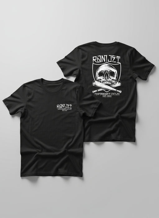 RAMJET SKULL BAT T-SHIRT BLACK