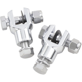 REPLACEMENT CHROME FOOTPEG CLEVIS MOUNTS