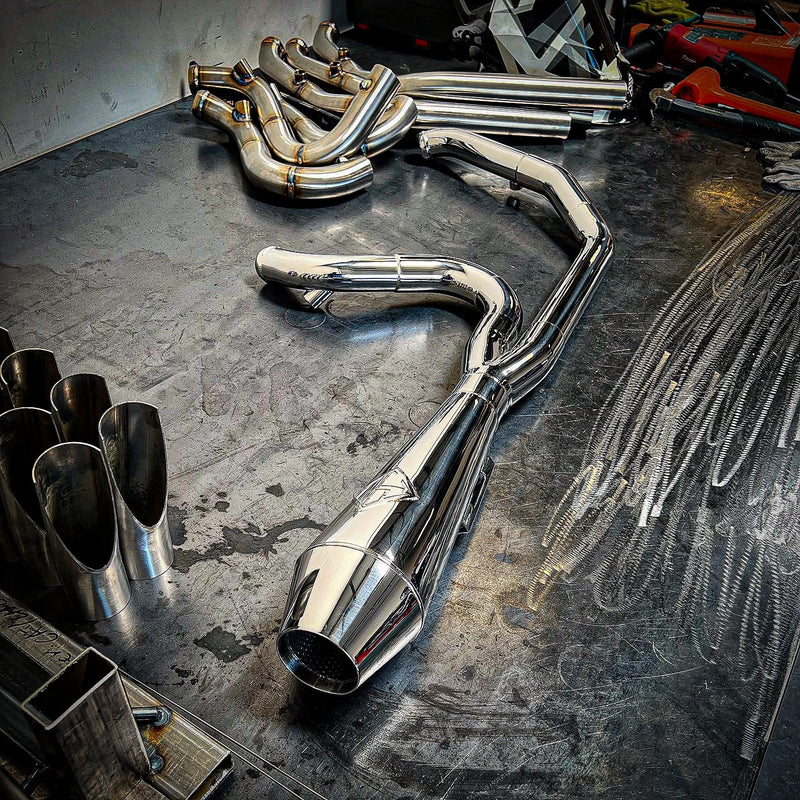 SP CONCEPTS M8 SOFTAIL EXHAUST- LANESPLITTER