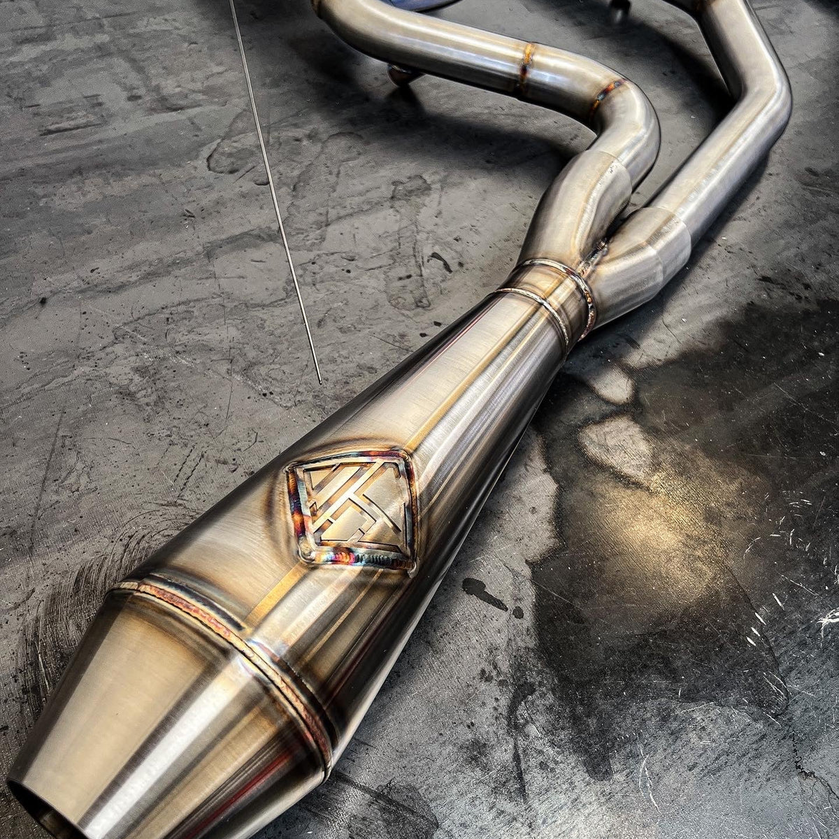 SP CONCEPTS M8 SOFTAIL EXHAUST- BIG BORE 4.5 — Ramjet Racing