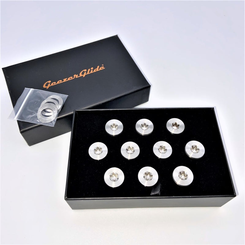 GEEZER ENGINEERING GR5 TITANIUM ROTOR BOLT KIT- DYNA, VRSC, OTHER
