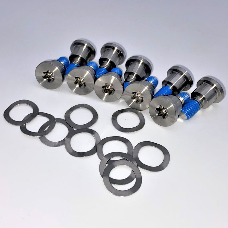 GEEZER ENGINEERING GR5 TITANIUM ROTOR BOLT KIT- DYNA, VRSC, OTHER
