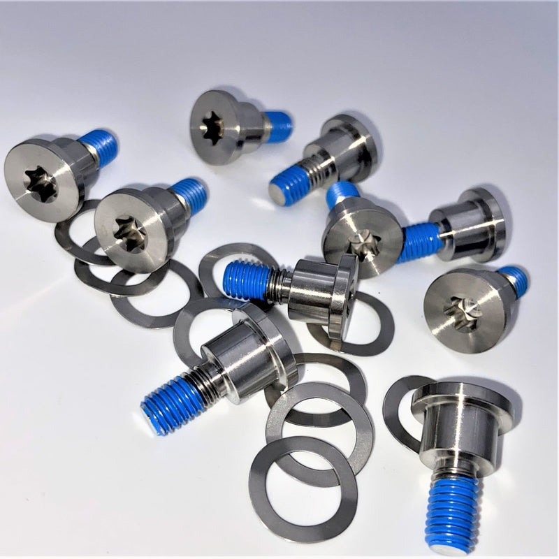 GEEZER ENGINEERING GR5 TITANIUM ROTOR BOLT KIT- DYNA, VRSC, OTHER