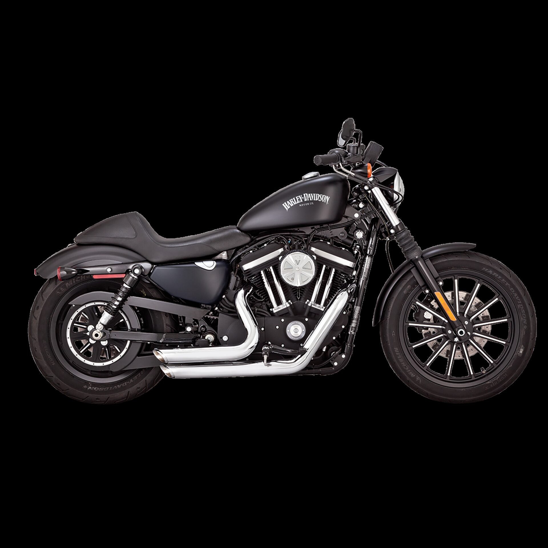 VANCE & HINES SHORT SHOTS -BLACK OR CHROME — Ramjet Racing