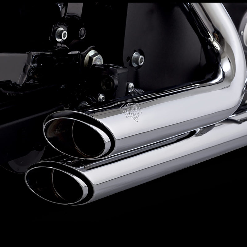 VANCE & HINES SHORT SHOTS -BLACK OR CHROME