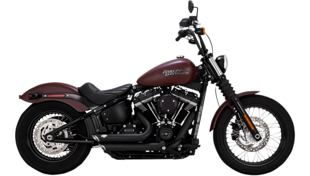 VANCE HINES SHORT SHOTS BLACK OR CHROME Ramjet Racing