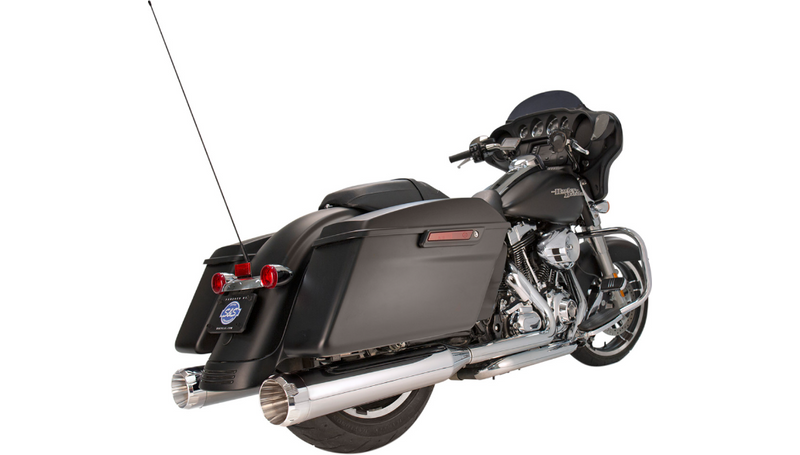 S&S MK45 Slip-On Mufflers - Thruster chrome Twin cam / Evo