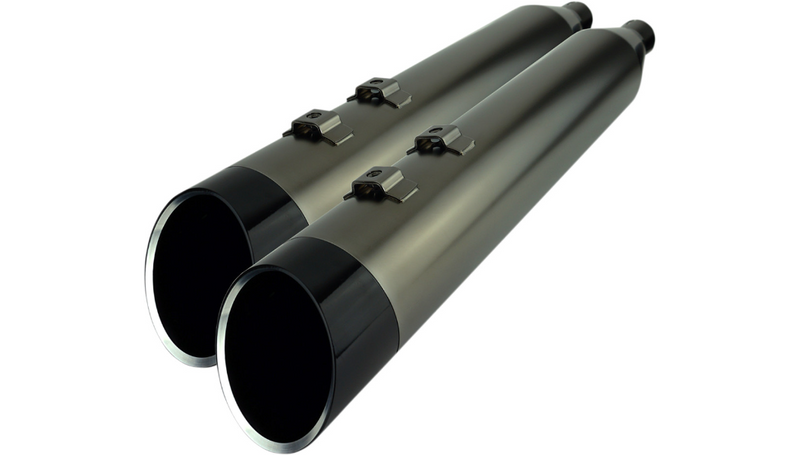Khrome Werks HP-Plus 4.5" Slip-On Mufflers Smoked chrome - M8 FL