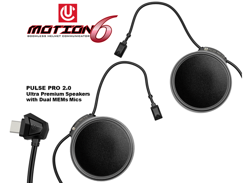 UCLEAR MOTION 6 BLUETOOTH HELMET AUDIO KIT