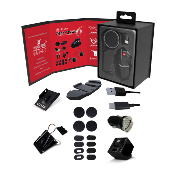 UCLEAR MOTION 6 BLUETOOTH HELMET AUDIO KIT