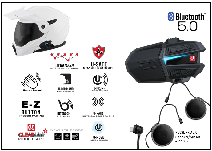 UCLEAR MOTION INFINITY BLUETOOTH HELMET AUDIO KIT