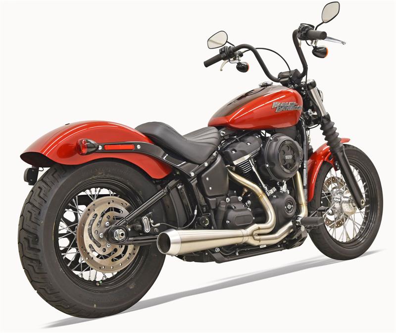BASSANI ROAD RAGE 3 2:1 STAILNESS FOR 18+ SOFTAIL MODELS