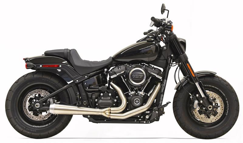 BASSANI ROAD RAGE 3 2:1 STAILNESS FOR 18+ SOFTAIL MODELS