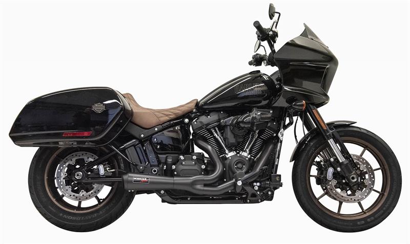 BASSANI EXHAUST- THE RIPPER SHORT ROAD RAGE 2-INTO-1// LOW RIDER ST AND SPORT GLIDE MODELS