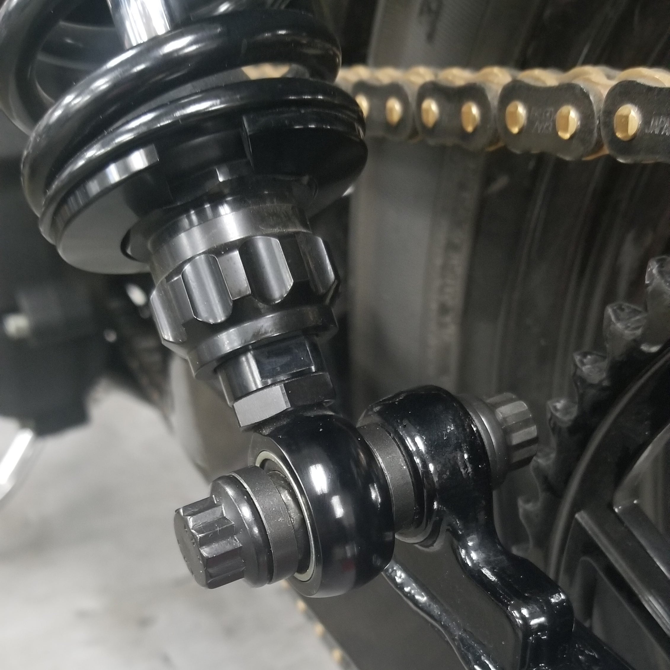 ARP + "Shock Hardware Kit" for Aftermarket DYNA Motorcycle Parts in