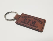 Ramjet Racing Leather Key Chain