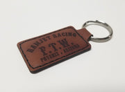 Ramjet Racing Leather Key Chain