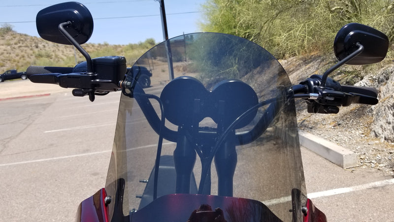 OEM STYLE TAPERED MIRRORS - BLACK