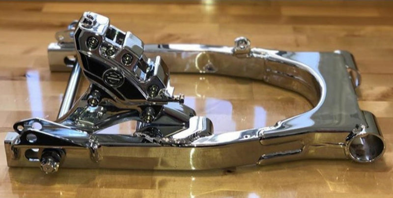 INDUSTRY CUSTOMS REAR BRAKE TAB FOR FXR SWINGARM TO 00-LATER TOURING BRAKE CALIPER