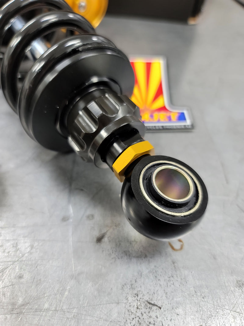 OHLINS BLACKLINE-GOLD RESERVOIR PIGGYBACK SHOCKS 13.6" - DYNA