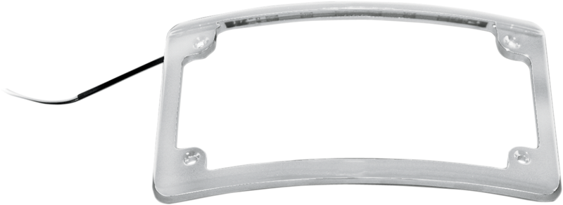 RADIUS PLATE FRAMES WITH LED ILLUMINATION