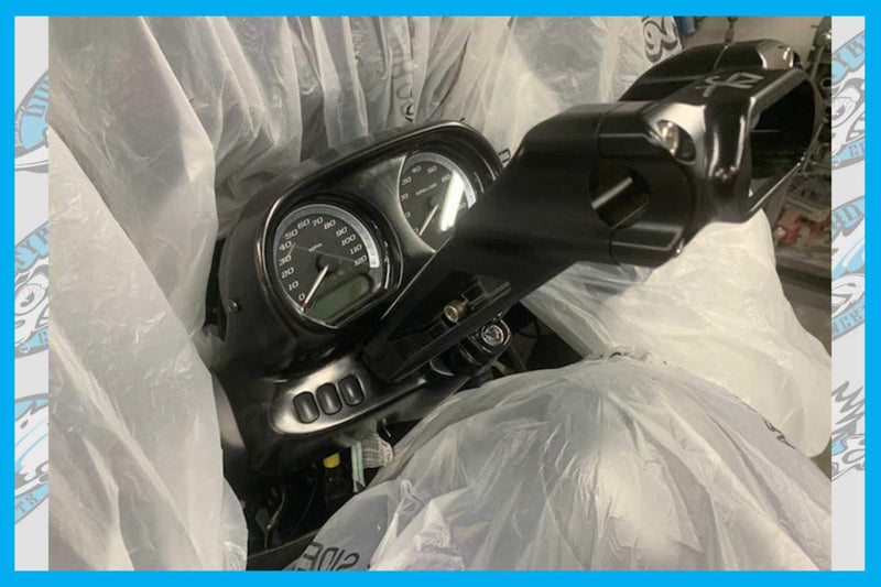 DIRTY BIRD CUSTOM'S GAUGE BEZEL ADAPTER COVER FOR T-BARS 15'+ ROAD GLIDE MODELS