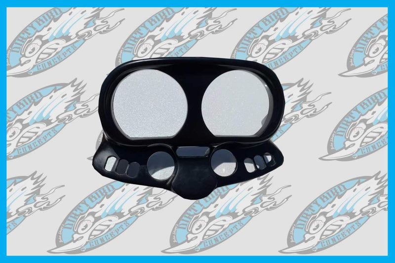 DIRTY BIRD CUSTOM'S GAUGE BEZEL ADAPTER COVER FOR T-BARS 15'+ ROAD GLIDE MODELS