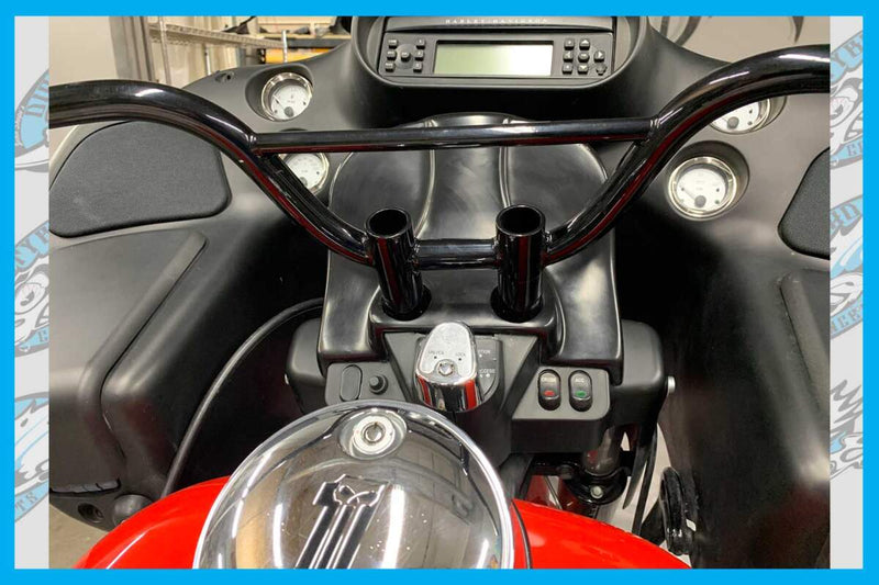DIRTY BIRD CUSTOM'S GAUGE BEZEL ADAPTER COVER FOR T-BARS 13' AND OLDER ROADGLIDE MODELS