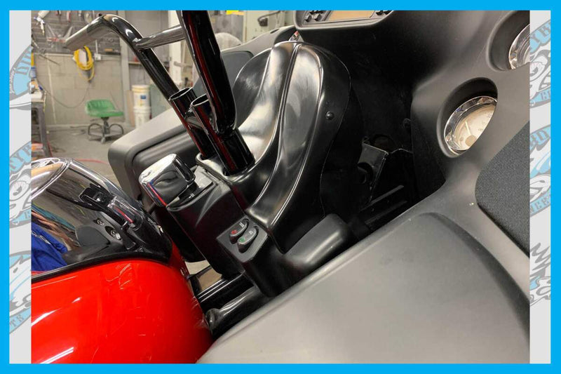 DIRTY BIRD CUSTOM'S GAUGE BEZEL ADAPTER COVER FOR T-BARS 13' AND OLDER ROADGLIDE MODELS