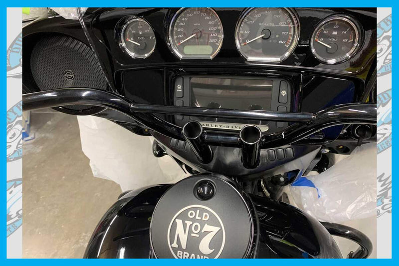 DIRTY BIRD CUSTOM'S GUAGE BEZEL ADAPTER COVER FOR T-BARS STREET GLIDE MODELS