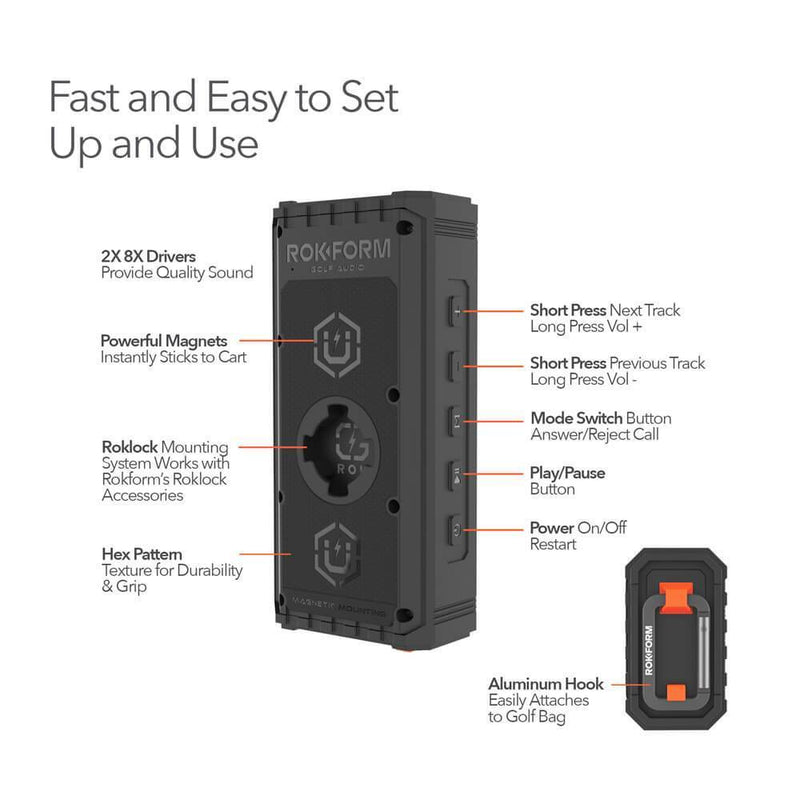 ROKFORM G-ROK PORTABLE WIRELESS SPEAKER