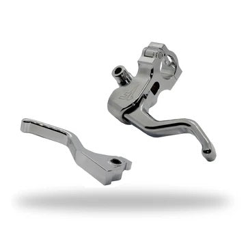1FNGR EASY PULL CLUTCH + BRAKE LEVER COMBO | CHROME- 14'+ SPORTSTER