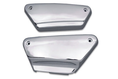 FXR CHROME & BLACK SIDE COVERS