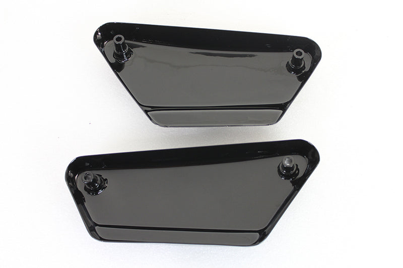 FXR CHROME & BLACK SIDE COVERS