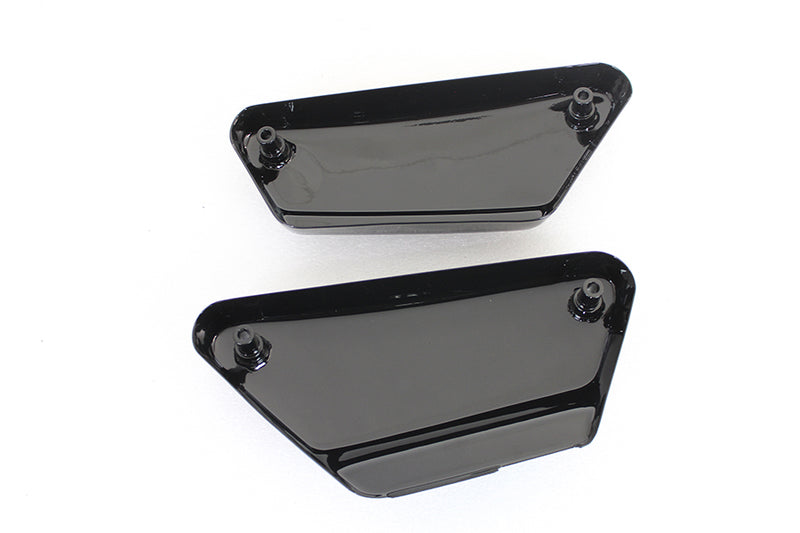FXR CHROME & BLACK SIDE COVERS