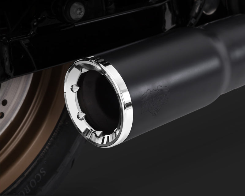VANCE AND HINES BLACK HI-OUTPUT 2-INTO-1 SHORT