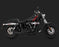 VANCE AND HINES BLACK HI-OUTPUT 2-INTO-1 SHORT