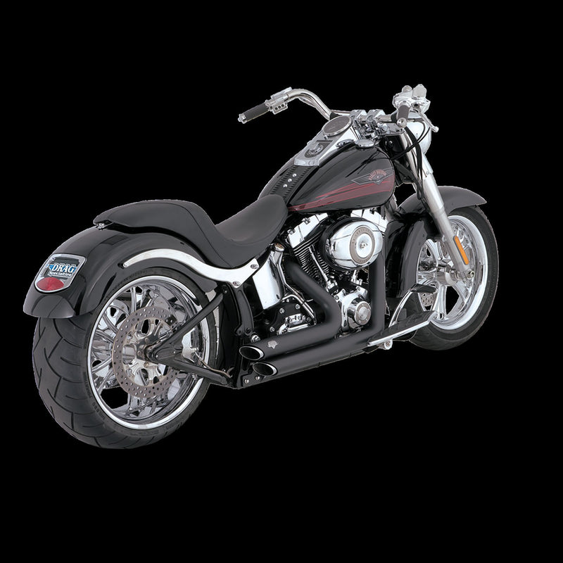 VANCE & HINES SHORT SHOTS -BLACK OR CHROME