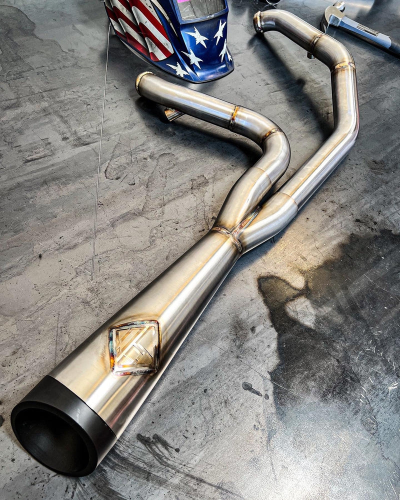 SP CONCEPTS M8 BAGGER 2017+ EXHAUST- CUTBACK