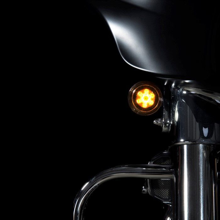 CUSTOM DYNAMICS AMBER/WHITE TURN SIGNAL INSERTS