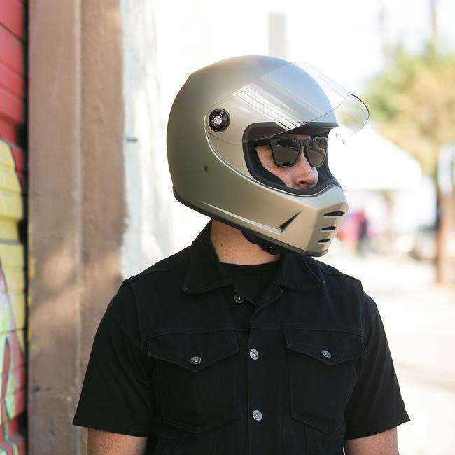 Biltwell Lane Splitter - Flat Titanium