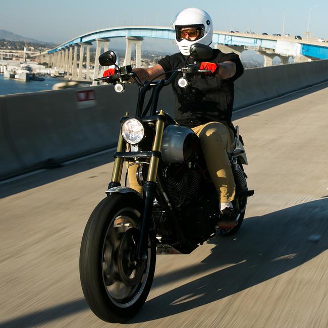 Biltwell Lane Splitter + Gloss White Helmet