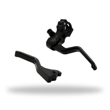 1FNGR EASY PULL CLUTCH + BRAKE LEVER COMBO | BLACK- 14'+ SPORTSTER