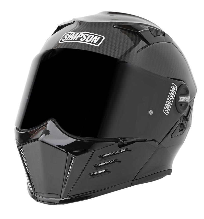 Simpson Mod Bandit Carbon Fiber L Motorcycle Helmets