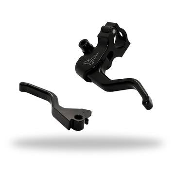 1FNGR EASY PULL CLUTCH + BRAKE LEVER COMBO | BLACK- DYNA/SOFTAIL